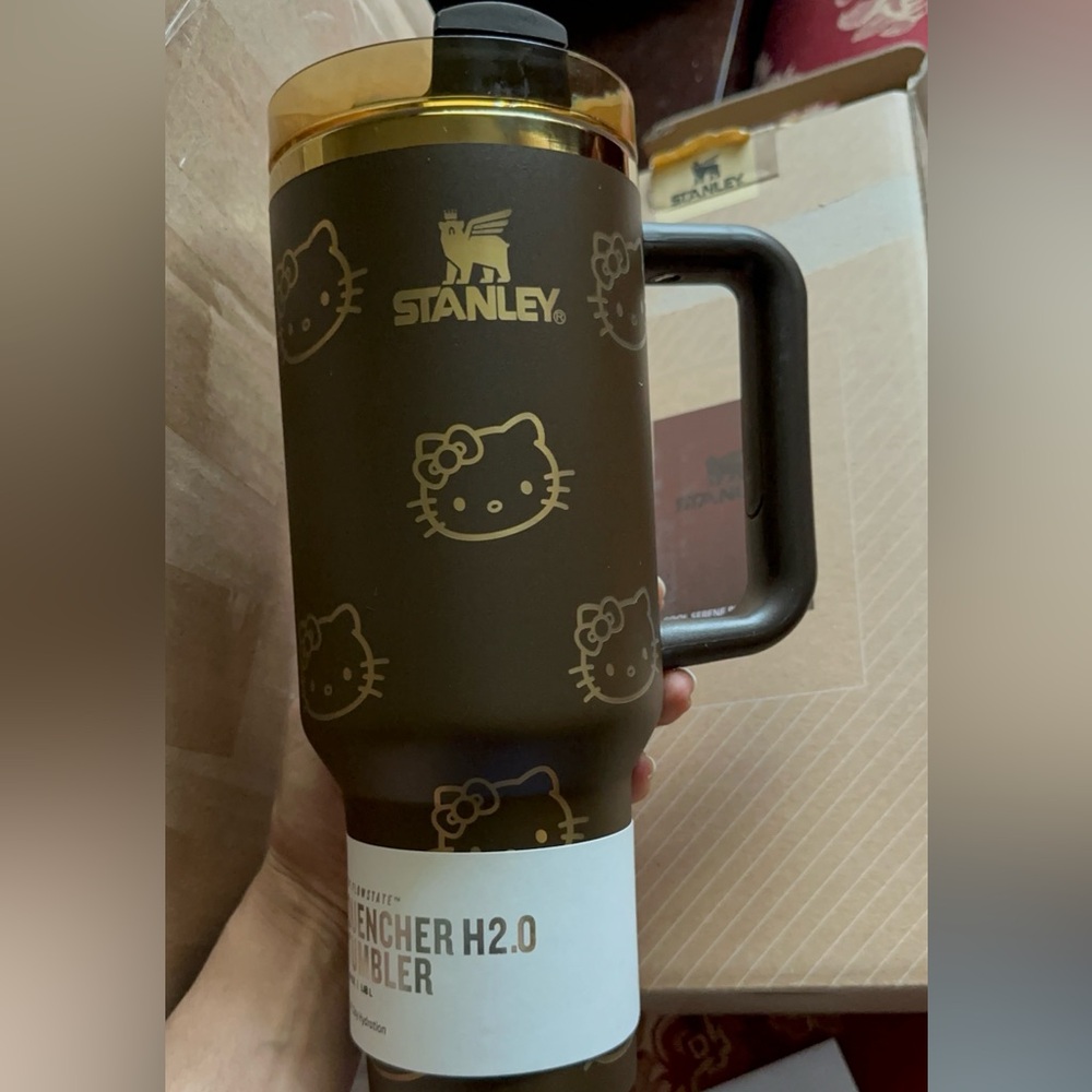 Stanley Brown Hello Kitty Tumbler with Handle